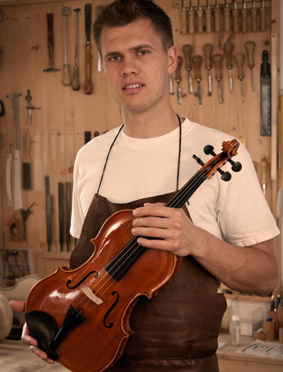 Master violinmaker Christopher J. Ebersberger